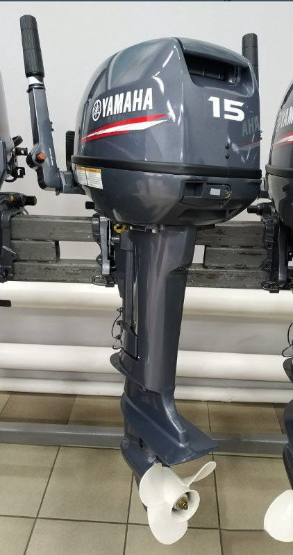Image of Yamaha 15 HP Outboard – Electric Start, Tiller Steering, Short Shaft, 4-Stroke, Lightweight, Brand New | F15SEHA