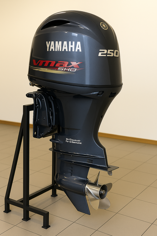 Image of Yamaha 250 HP Outboard – V6, 4.2L, EFI, 25” Shaft, Electronic Controls, 4-Stroke, Brand New | V MAX SHO 250